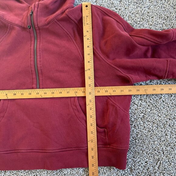 Lululemon Womens Sz L/XL Scuba Oversized Half-Zip Hoodie - Picture 9 of 12